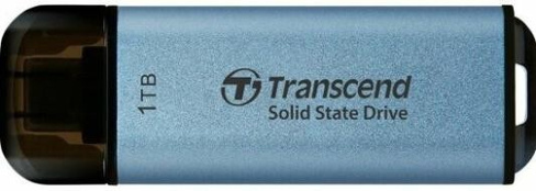 Накопитель SSD Transcend USB-C 1TB TS1TESD300C ESD300 голубой