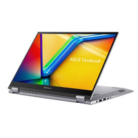 Ноутбук-трансформер Asus Vivobook S 14 Flip, 14", 16ГБ/512ГБ, i9-13900H, Intel UHD, Серебристый, английская клавиатура A