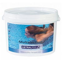 Таблетки мультихлора AstralPool по 250 г для жесткой воды, 25 кг / 0391, цена - за 1 шт