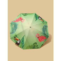 Зонт пляжный наклонный d 200 cм, h 200 см, п/э 190 t, повышенной плотности, фотопечать, 8 спиц, чехол SD200-20 China Dan