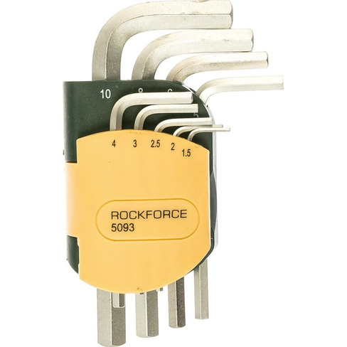 Набор шестигранных ключей Rockforce RF-5093(6199)