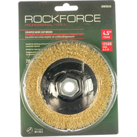 Латунная чашеобразная кордщетка для ушм Rockforce RF-BWD045(54718)