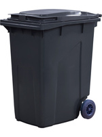 Контейнер для мусора пластиковый 360 литров (Серый) OTTO
