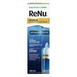 ReNu Advanced Раствор универсальный для линз 360 мл Bausch&Lomb