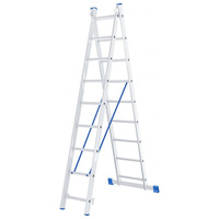 Алюминиевая двухсекционная лестница СИБРТЕХ 97909