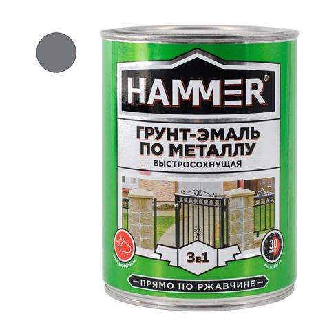 Грунт-эмаль по металлу Hammer ЭК000116552