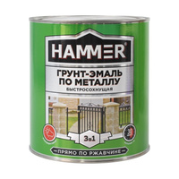 Грунт-эмаль по металлу Hammer ЭК000125862