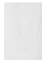Dolce & Gabbana пляжное полотенце с жаккардовым логотипом, белый