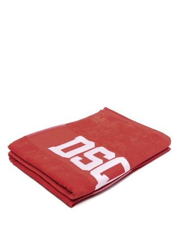 Dsquared2 полотенце Technicolor с жаккардовым логотипом (180 x 100 см), красный