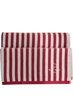 Soho Home полотенце с вышитым логотипом, красный