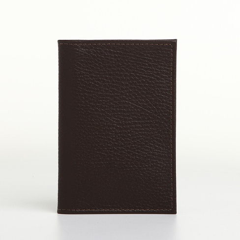 Обложка для паспорта, textura, цвет коричневый TEXTURA