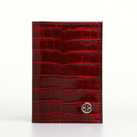 Обложка для паспорта, textura, цвет бордовый TEXTURA