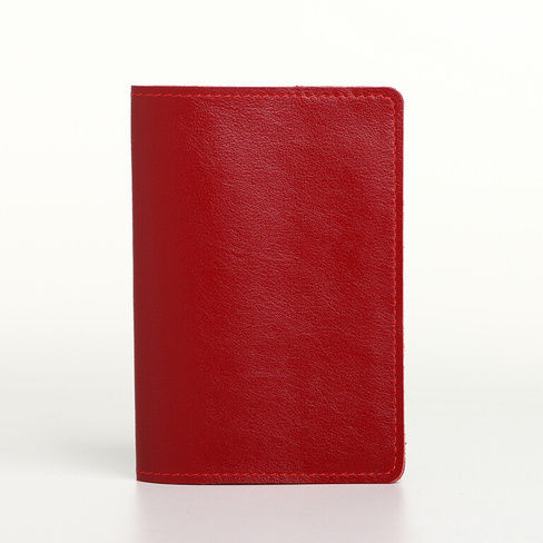 Обложка для паспорта, textura, цвет красный TEXTURA