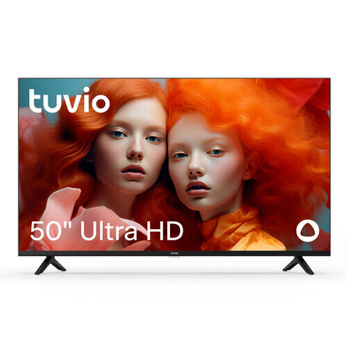 50” Телевизор Tuvio 4K ULTRA HD DLED Frameless на платформе Яндекс.ТВ, TD50UFBHV1, черный
