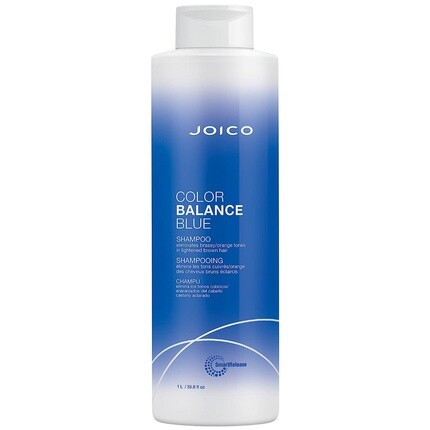 Синий шампунь Color Balance для осветленных каштановых волос, 33,8 жидких унций, с маслом шиповника и экстрактом зеленог
