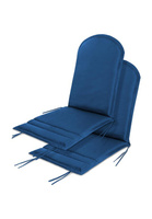 2 подушки для садовых стульев Адирондак Aspero, темно-синий