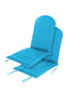 2 подушки для садовых стульев Адирондак Aspero, бирюзовый