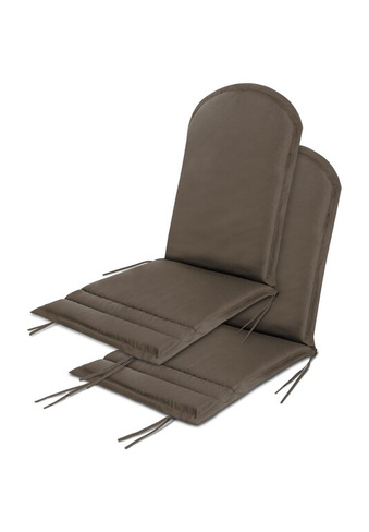 2 подушки для садовых стульев Адирондак Aspero, коричневый