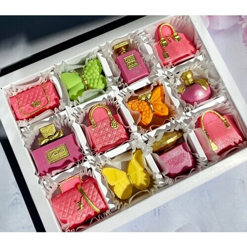 Женский подарочный набор из бельгийского шоколада Sweetchoco_rose