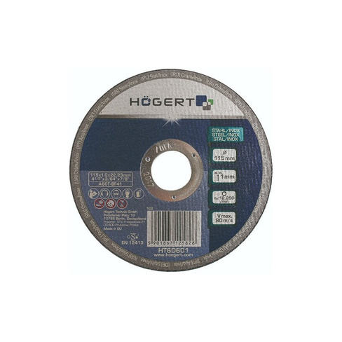 Отрезной диск по металлу HOEGERT TECHNIK HT6D601