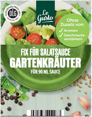 Приправа Fix Für Salatsauce GARTENKRÄUTER 8g