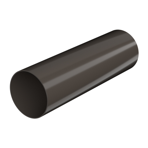 Труба водосточная ПВХ Технониколь D 80 мм 3 м, темно - коричневый