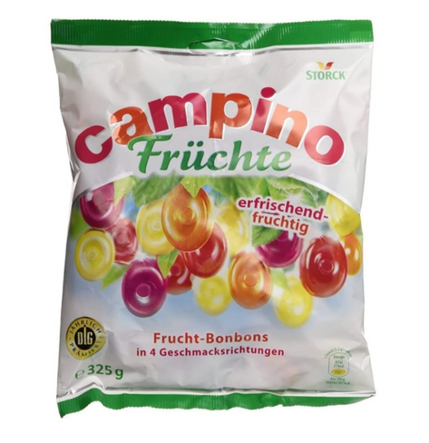 Леденцы Campino Früchte 325g