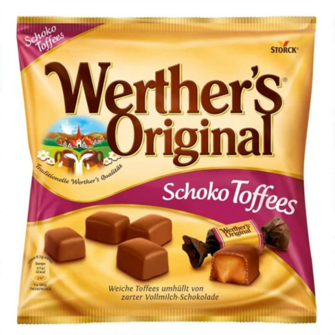 Мягкая карамель Werther's Original Schoko Toffees 180g