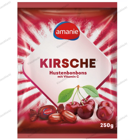 Леденцы Hustenbonbons Kirsche вишня 250g