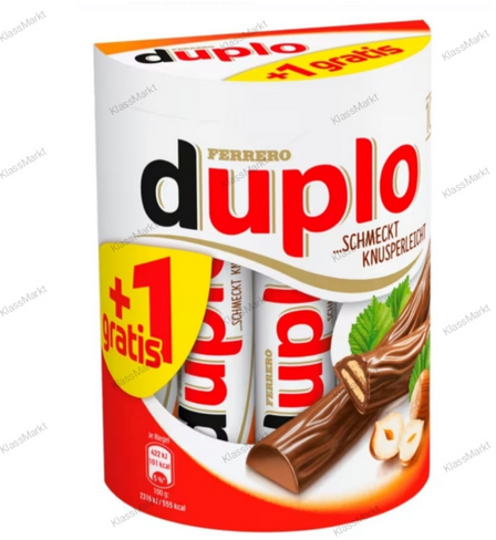 Вафельные палочки Duplo 200, 2g