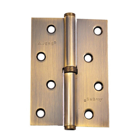Петля для деревянных дверей, Avers, 100х75х2.5 мм, левая, B-AB_L, 30702, с подшипником, бронза
