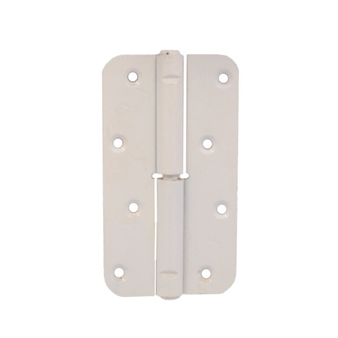 Петля накладная для деревянных дверей, БелТИЗ, 130х74 мм, левая, ПН1-130, белая