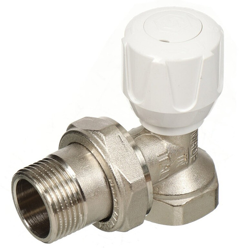 Клапан терморегулирующий для радиатора, латунь, 3/4", угловой, Stout, SVR-2102-000020