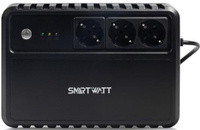 SMARTWATT линейно-интерактивный, 1000/600 ВА/Вт, напольный, LED индикация, Shuko CEE7/4 - 3 шт. DELTA