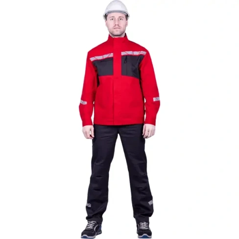 Куртка Стронг 1608 цвет красный размер 96-100 рост 170-176 см Без бренда Кур 1608 СТРОНГ