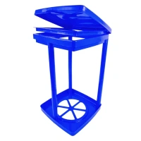 Держатель для мусорных пакетов 30-120 л цвет синий Без бренда Дельта