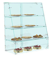 Настольная мини - витрина высокая для выпечки и кондитерских изделий №15-900