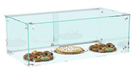 Настольная мини - витрина из стекла для выпечки и кондитерских изделий №14-1-900
