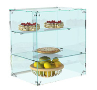 Настольная мини - витрина прозрачная для выпечки и кондитерских изделий №2-600