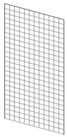 Решетка настенная прямоугольная белая для компьютерного магазина COMP-РН-С07