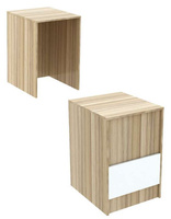 Ресепшен - стол узкий серии КОКОБОЛО с фасадными панелями №9