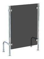 Защитный экран с тонир стеклом для ресепшена - административной стойки №2-600Т