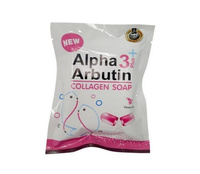 Мыло осветляющее с арбутином и коллагеном (Alpha Arbutin Collagen Soap 80g)