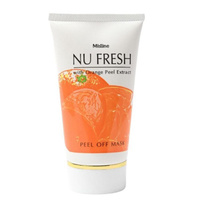 Маска-плёнка для лица от угрей, прыщей и пигментации (Mistine Nu Fresh with Orange Peel Extract Peel off Mask 50g)