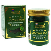 Бальзам зелёный Крокодиловый с экстрактом Алоэ Вера (Royal Thai Herb Crocodile Balm 50gr)