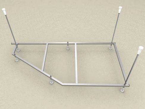 Сборный каркас к ванне Дива 170 (шпильки) универсальный KAR-0000026