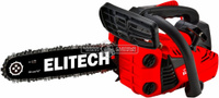 Elitech Бензопила Elitech ПБ 2510Т 12" (PRC, 25.4 куб.см, 0.75 кВт/ 1.4 л.с, 3/8"-1.3-44E, 3.1 кг)