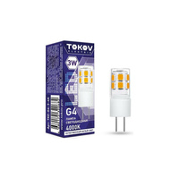 Светодиодная лампа TOKOV ELECTRIC TKE-G4-3-4K