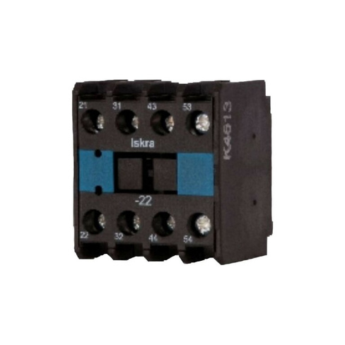 Блок-контакт для контакторов серии KNL9-KNL18 iskra NDL2-11