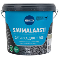 Затирка Kesto Saumalaasti 40, 3 кг, серый